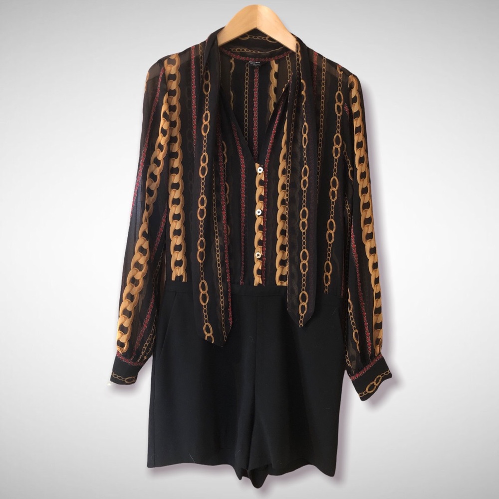 MARCIANO LONG SLEEVE ROMPER